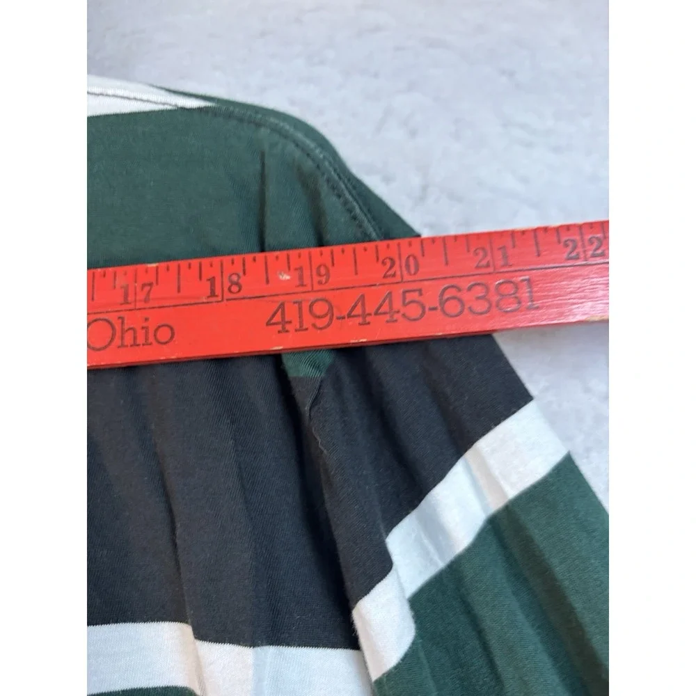 Polo Ralph Lauren Vintage Hooded Rugby Long Sleeve Striped Shirt SzXL